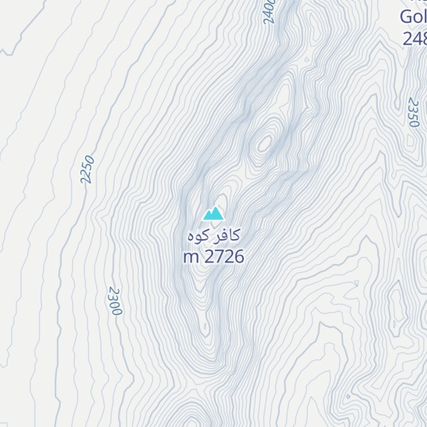Map of کافر کوه