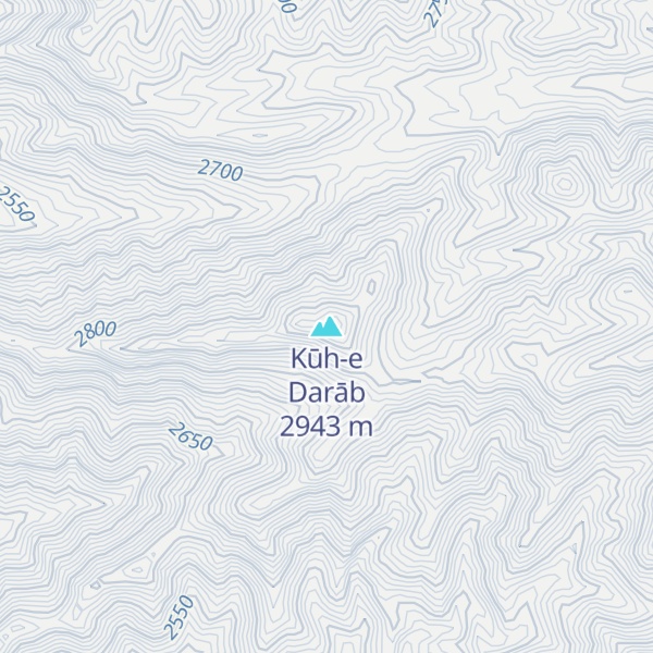 Map of Kūh-e Darāb