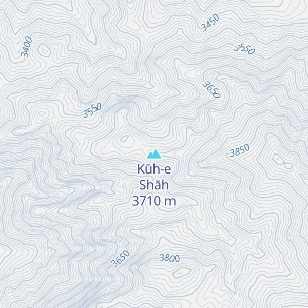 Map of Kūh-e Shāh