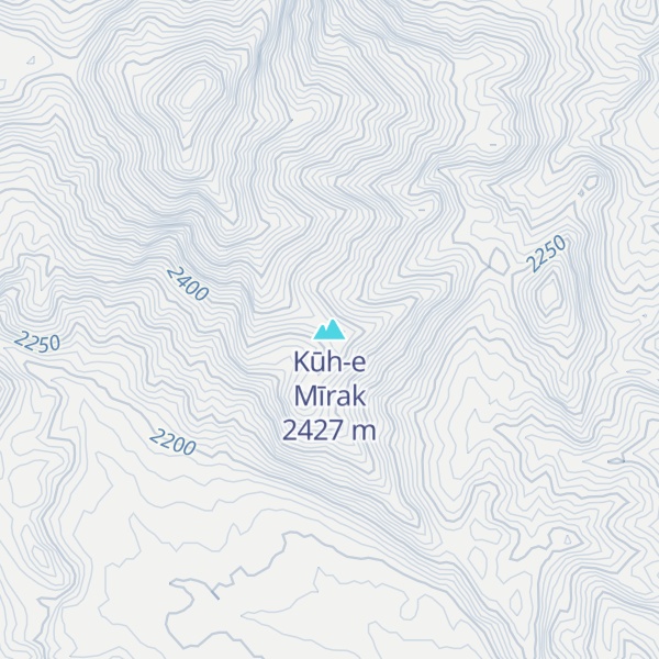 Map of Kūh-e Mīrak