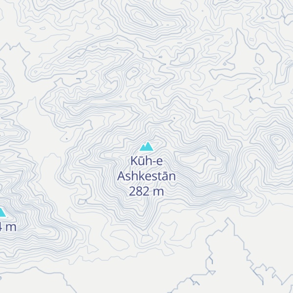 Map of Kūh-e Ashkestān