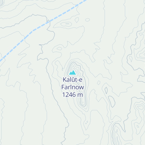 Map of Kalūt-e Farīnow