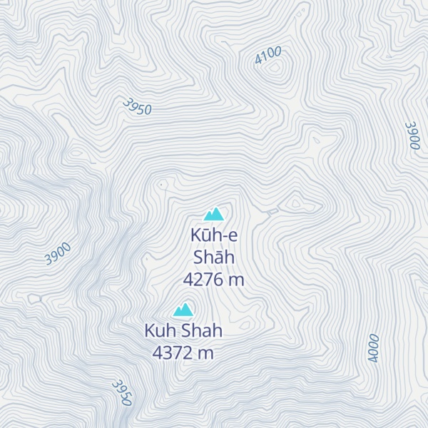 Map of Kūh-e Shāh