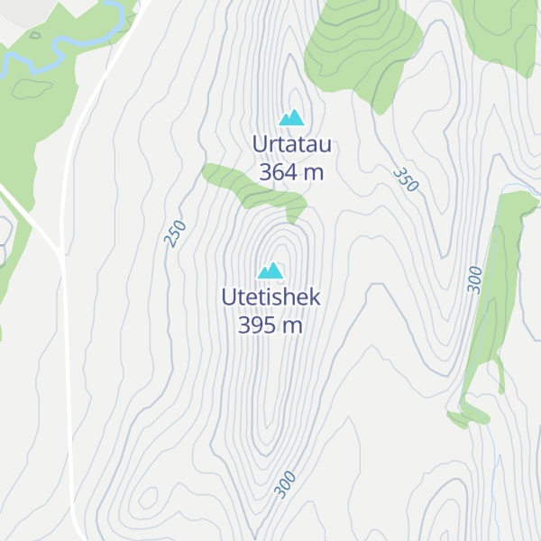 Map of Utetishek