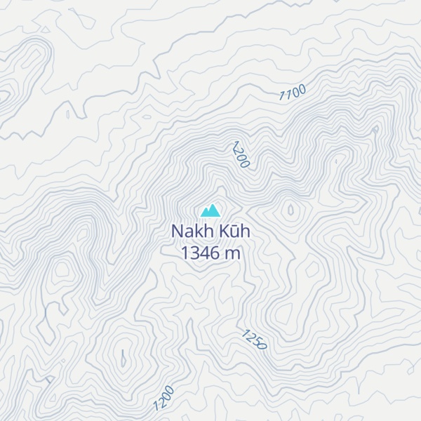 Map of Nakh Kūh