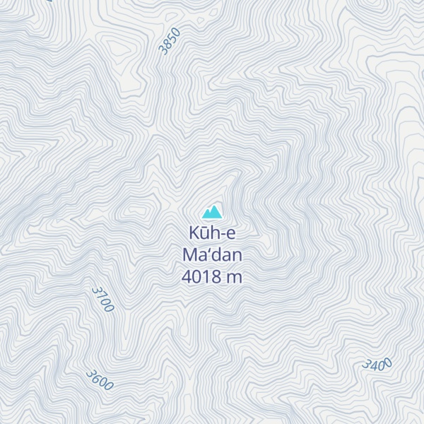 Map of Kūh-e Ma‘dan