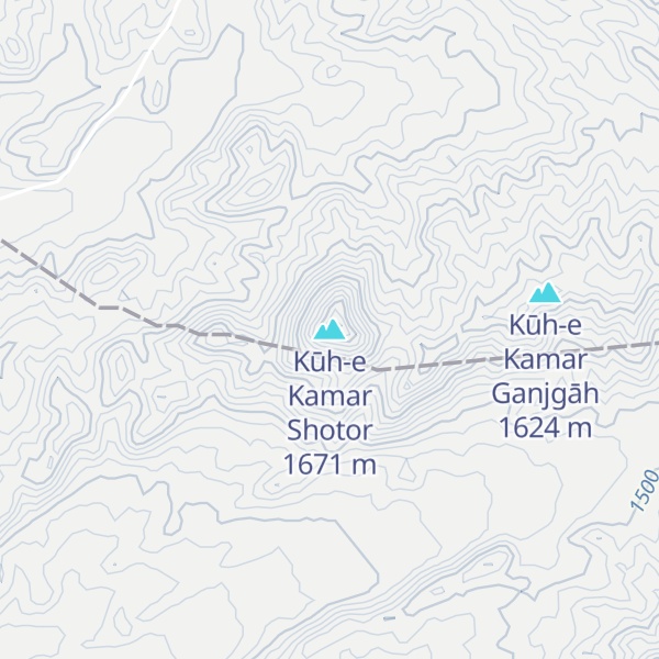 Map of Kūh-e Kamar Shotor
