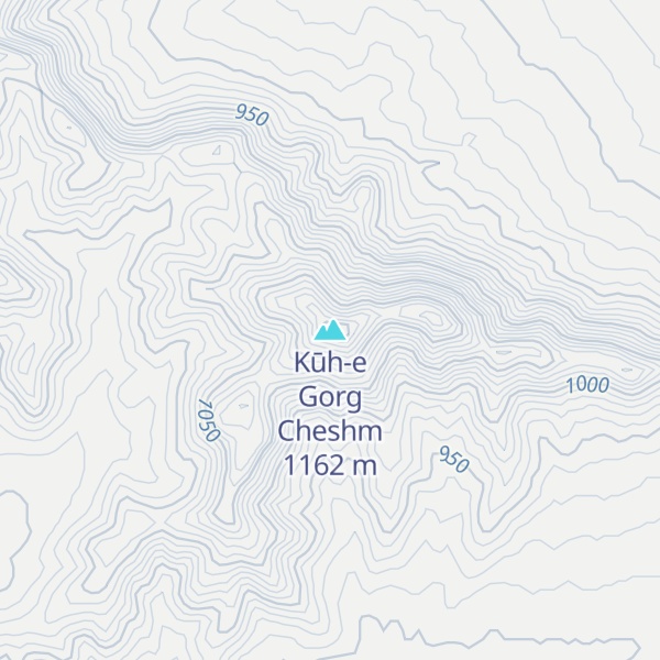 Map of Kūh-e Gorg Cheshm