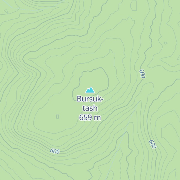 Map of Bursuk-tash