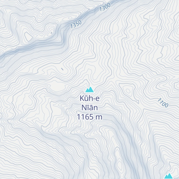 Map of Kūh-e Nīān