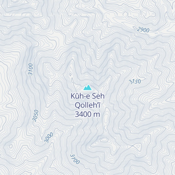 Map of Kūh-e Seh Qolleh’ī