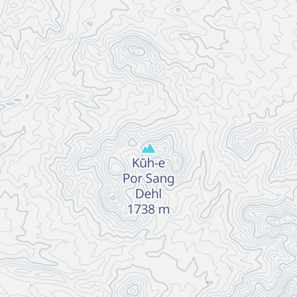 Map of Kūh-e Por Sang Dehl