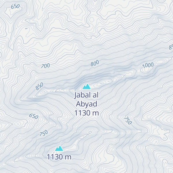Map of Jabal al Abyad