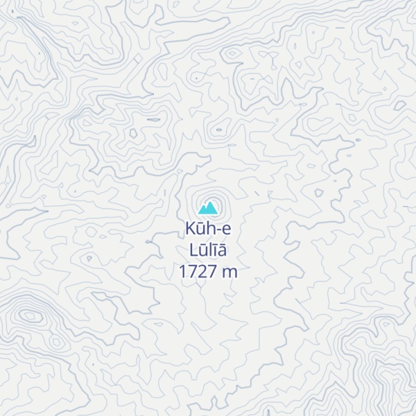 Map of Kūh-e Lūlīā
