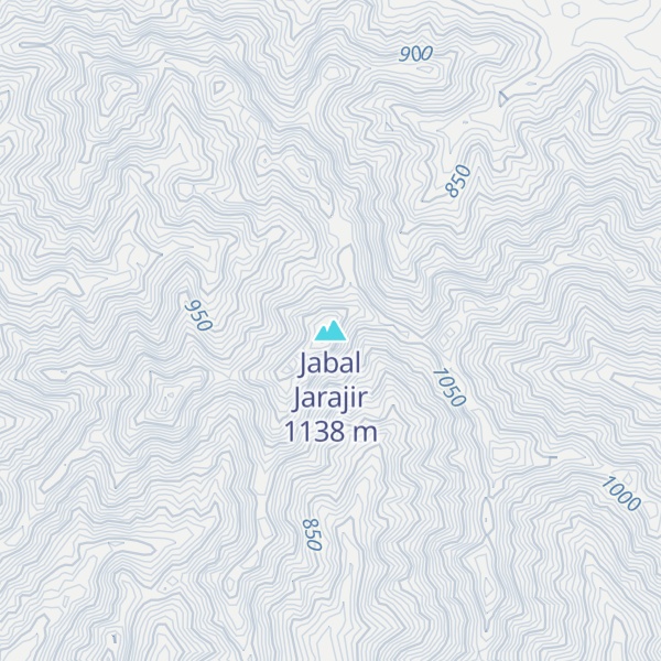 Map of Jabal Jarajir