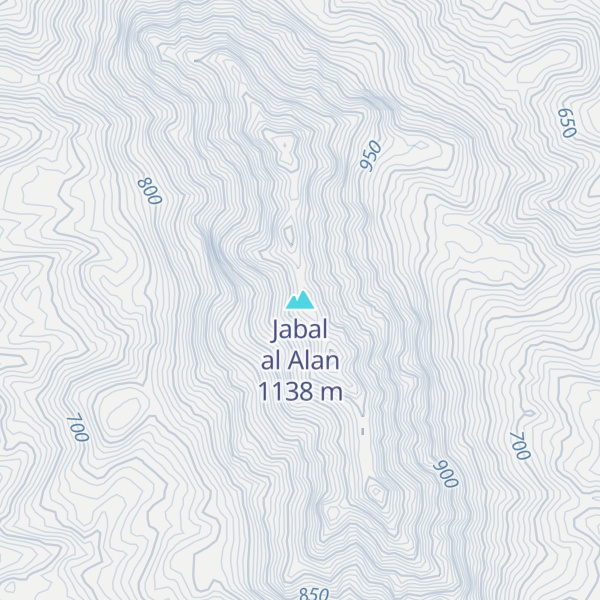 Map of Jabal al Alan