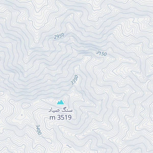 Map of Kūh-e Sabz