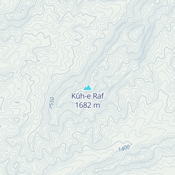 Map of Kūh-e Raf
