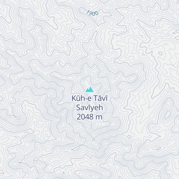 Map of Kūh-e Tāvī Savīyeh