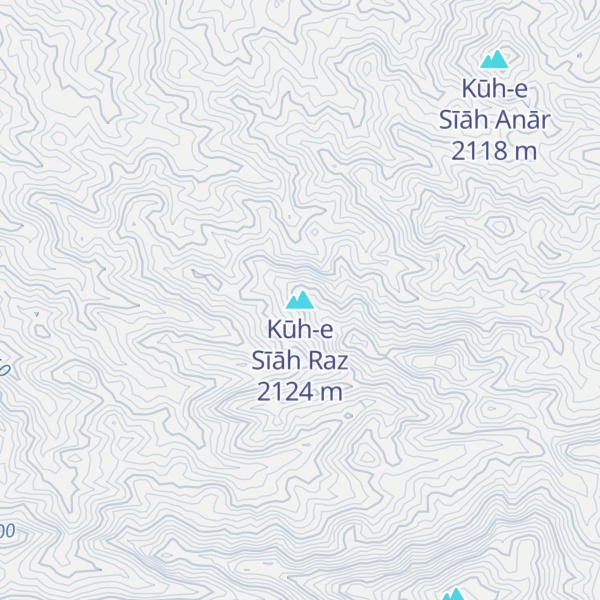 Map of Kūh-e Sīāh Raz