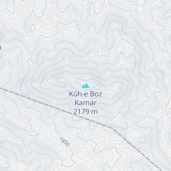 Map of Kūh-e Boz Kamar