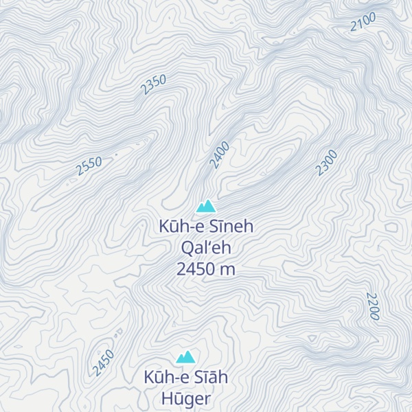 Map of Kūh-e Sīneh Qal‘eh