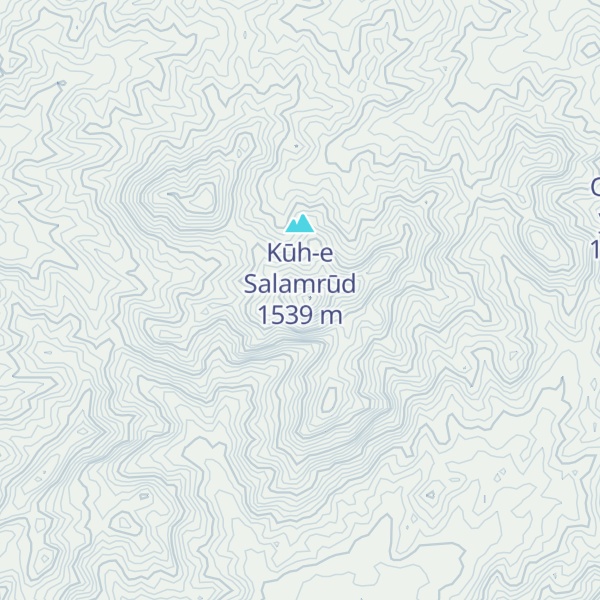 Map of Kūh-e Qaţar Boneh