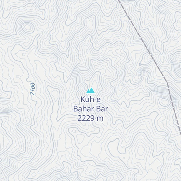 Map of Kūh-e Bahar Bar