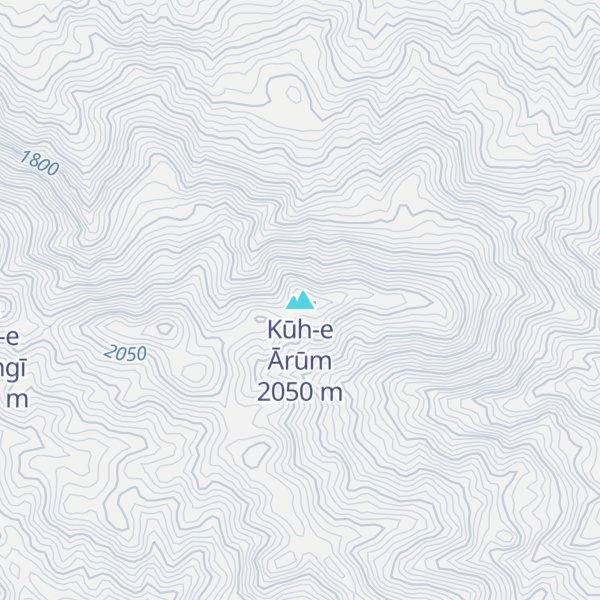Map of Kūh-e Ārūm