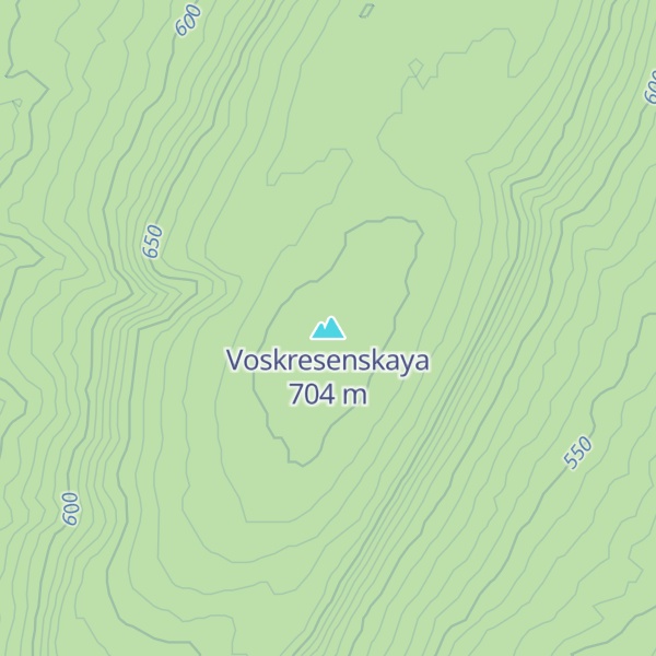 Map of Voskresenskaya