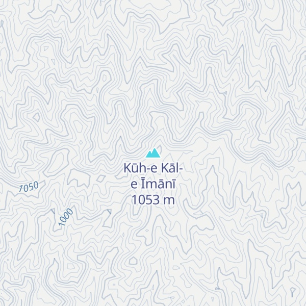 Map of Kūh-e Kāl-e Īmānī