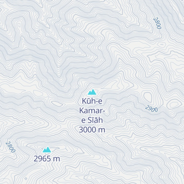 Map of Kūh-e Kamar-e Sīāh