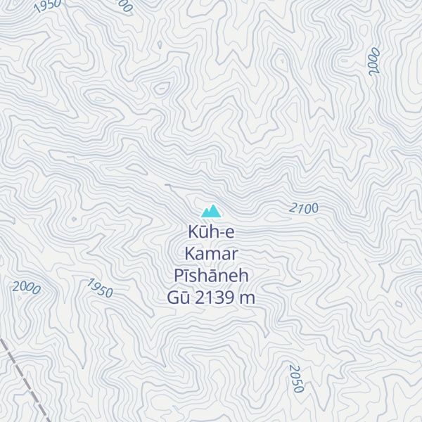 Map of Kūh-e Kamar Pīshāneh Gū