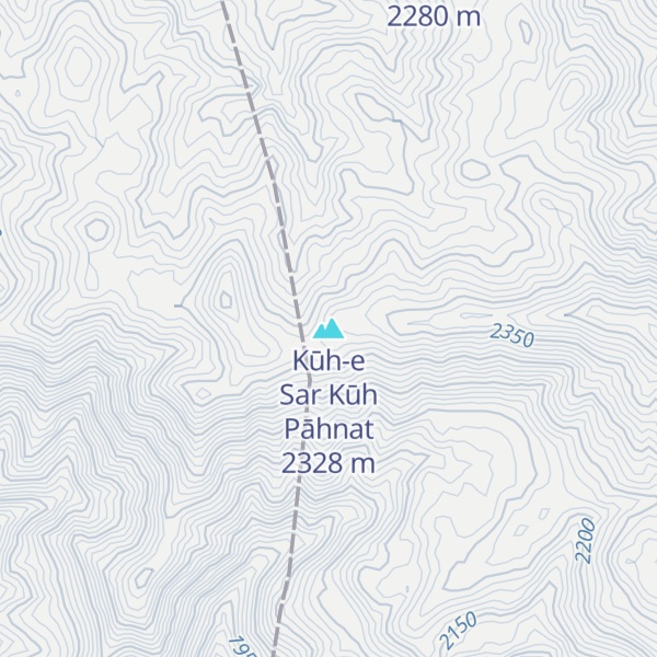 Map of Kūh-e Sar Kūh Pāhnat