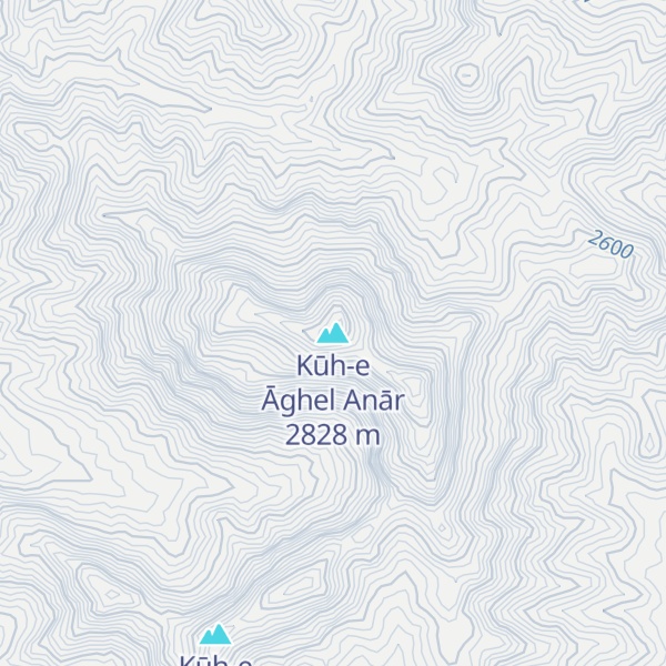 Map of Kūh-e Āghel Anār