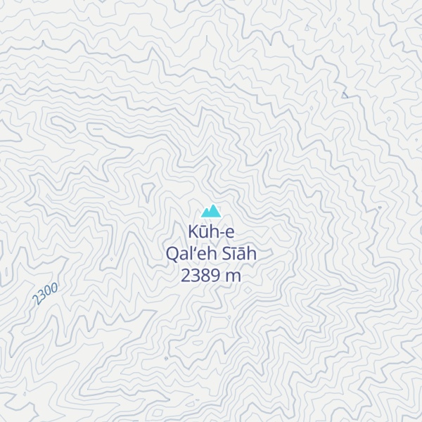 Map of Kūh-e Qal‘eh Sīāh