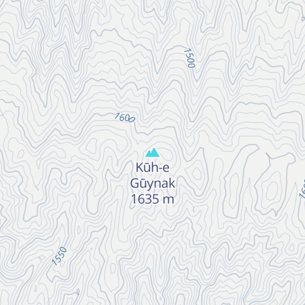 Map of Kūh-e Gūynak