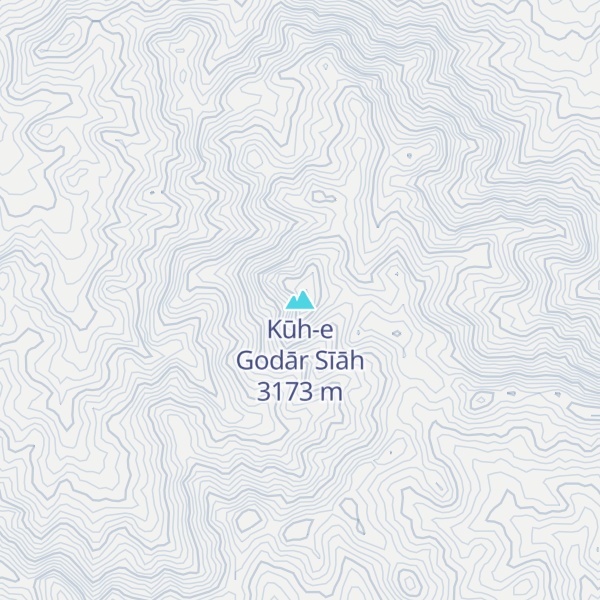 Map of Kūh-e Godār Sīāh