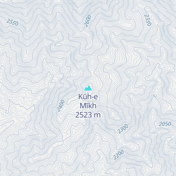 Map of Kūh-e Mīkh