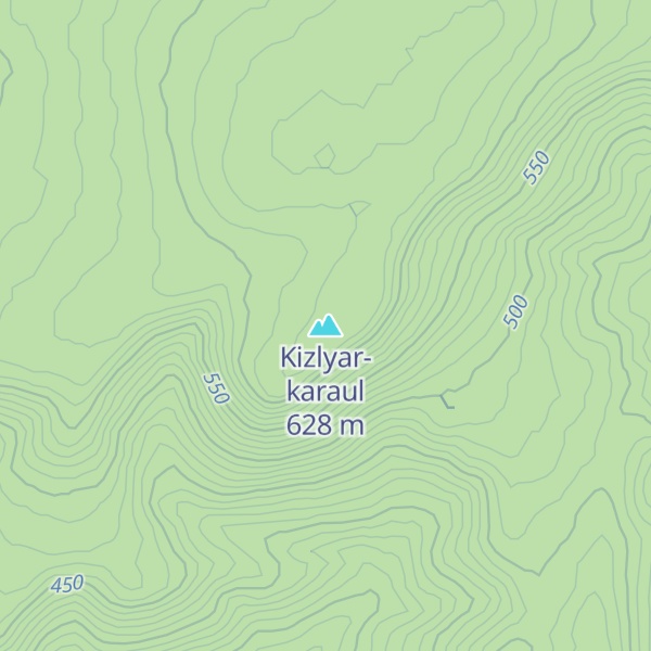 Map of Kizlyar-karaul
