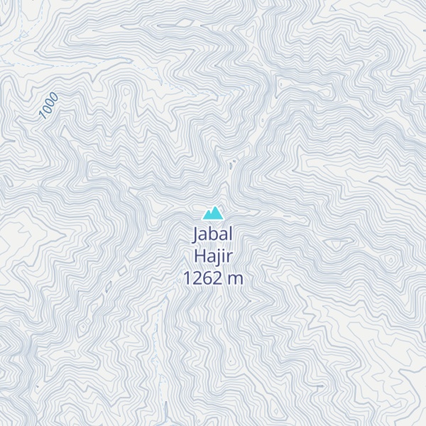 Map of Jabal Hajir