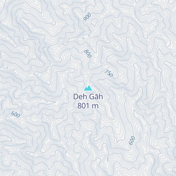 Map of Deh Gāh