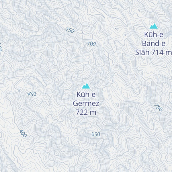 Map of Kūh-e Germez