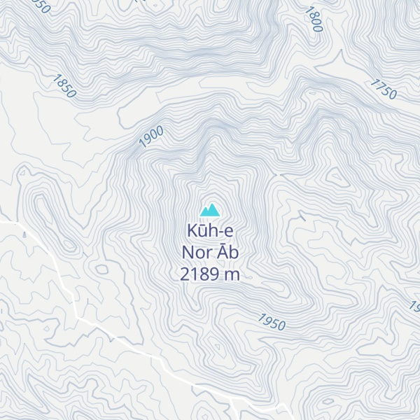 Map of Kūh-e Nor Āb