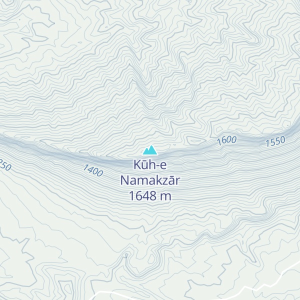 Map of Kūh-e Namakzār