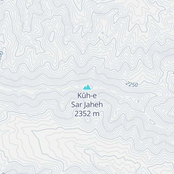 Map of Kūh-e Sar Jaheh