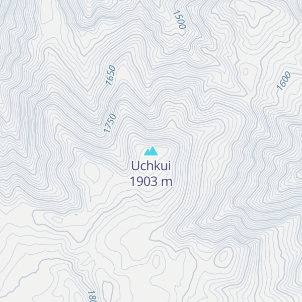 Map of Uchkui