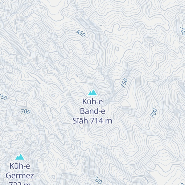 Map of Kūh-e Band-e Sīāh