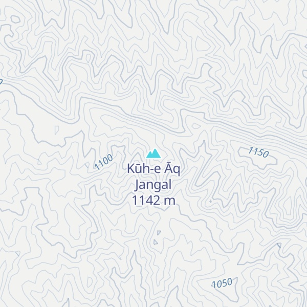 Map of Kūh-e Āq Jangal