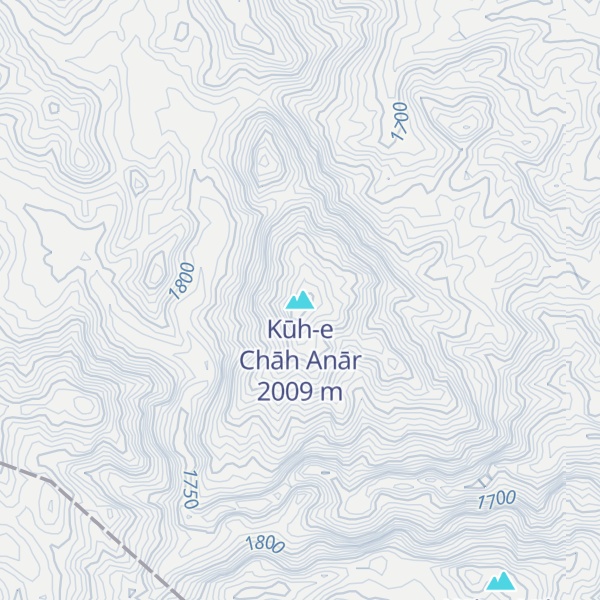Map of Kūh-e Chāh Anār
